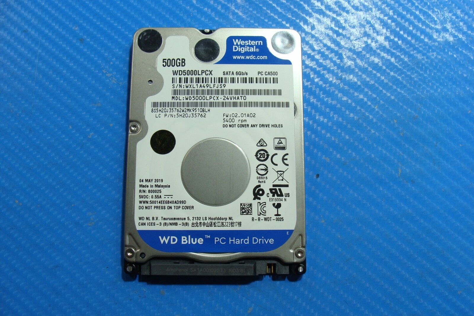 Lenovo S145-15AST WD 500GB HDD Hard Drive SATA 2.5