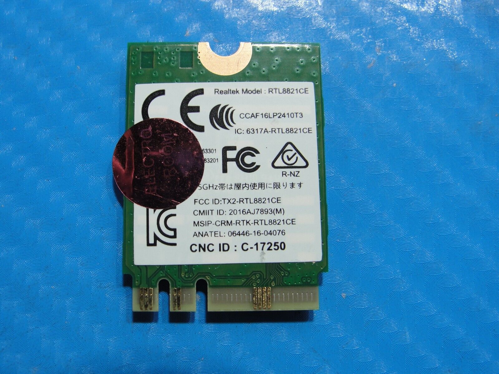 Dell Inspiron 15.6” 15 3511 Genuine Laptop Wireless WiFi Card RTL8821CE N33GX