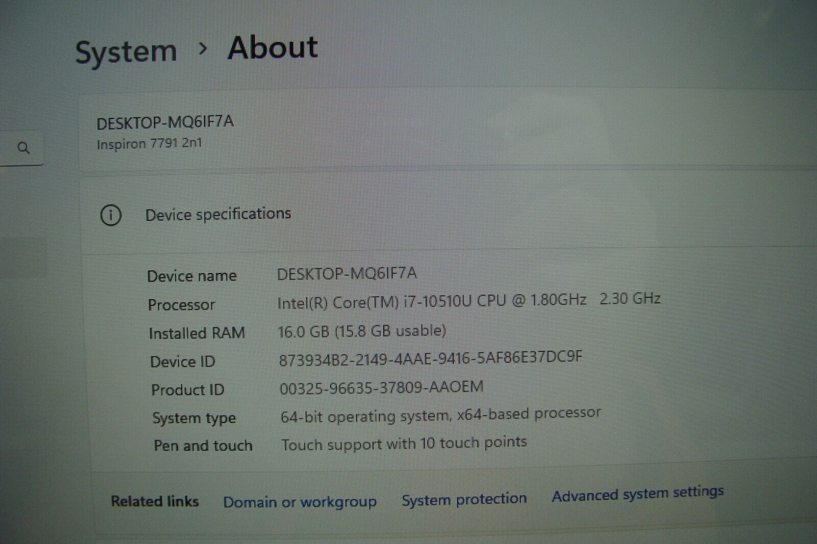 DELL INSPIRON 7791 17