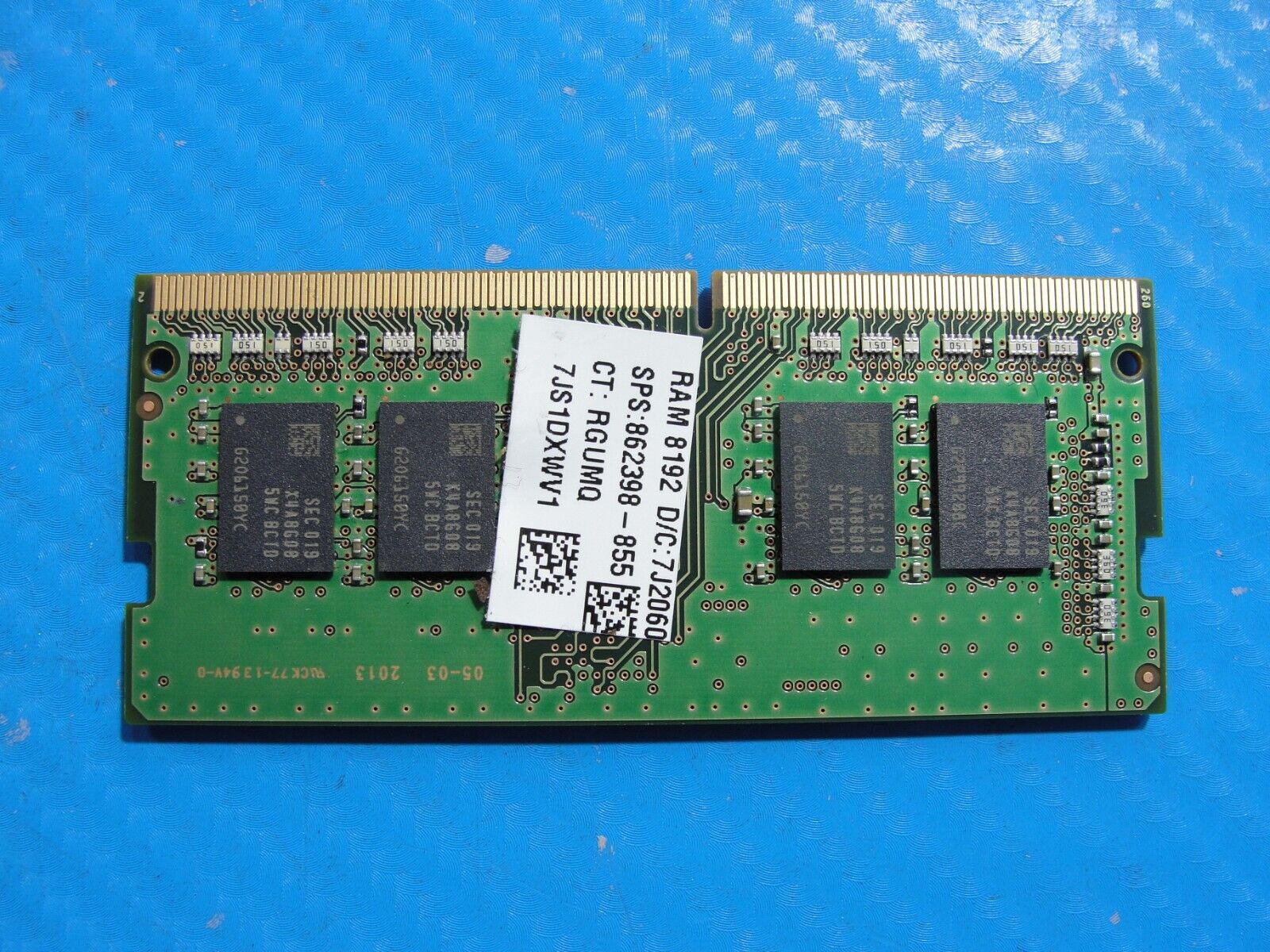 HP 15-dw2063st Samsung 8GB 1Rx8 PC4-2666V Memory RAM SO-DIMM M471A1K43CB1-CTD