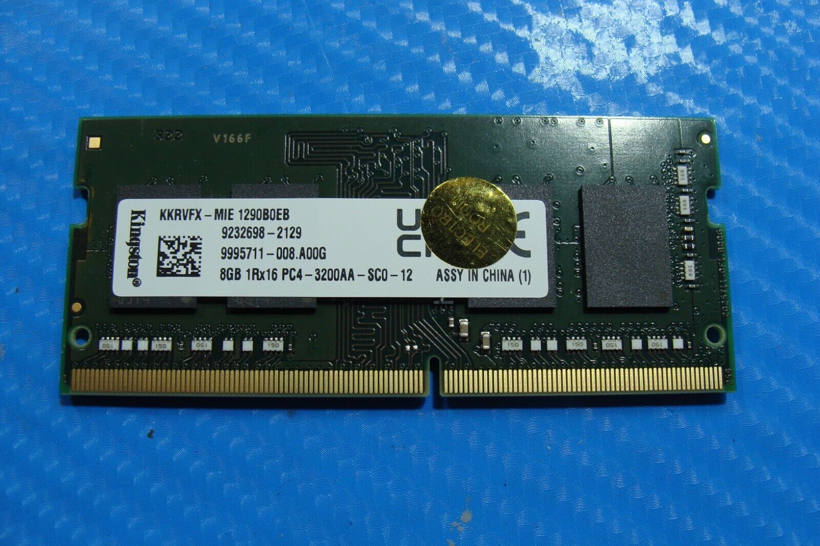 Dell 5420 Kingston 8GB 1Rx16 PC4-3200AA Memory RAM SO-DIMM KKRVFX-MIE