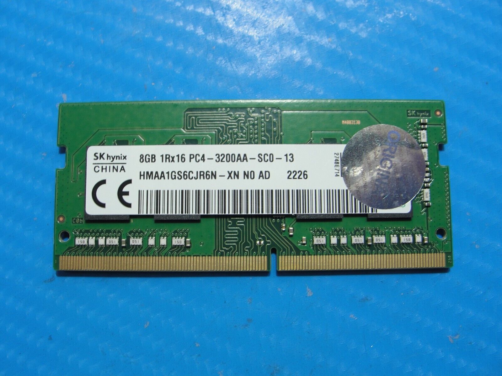 Dell 5540 SK Hynix 8GB 1Rx16 PC4-3200AA Memory RAM SO-DIMM HMAA1GS6CJR6N-XN