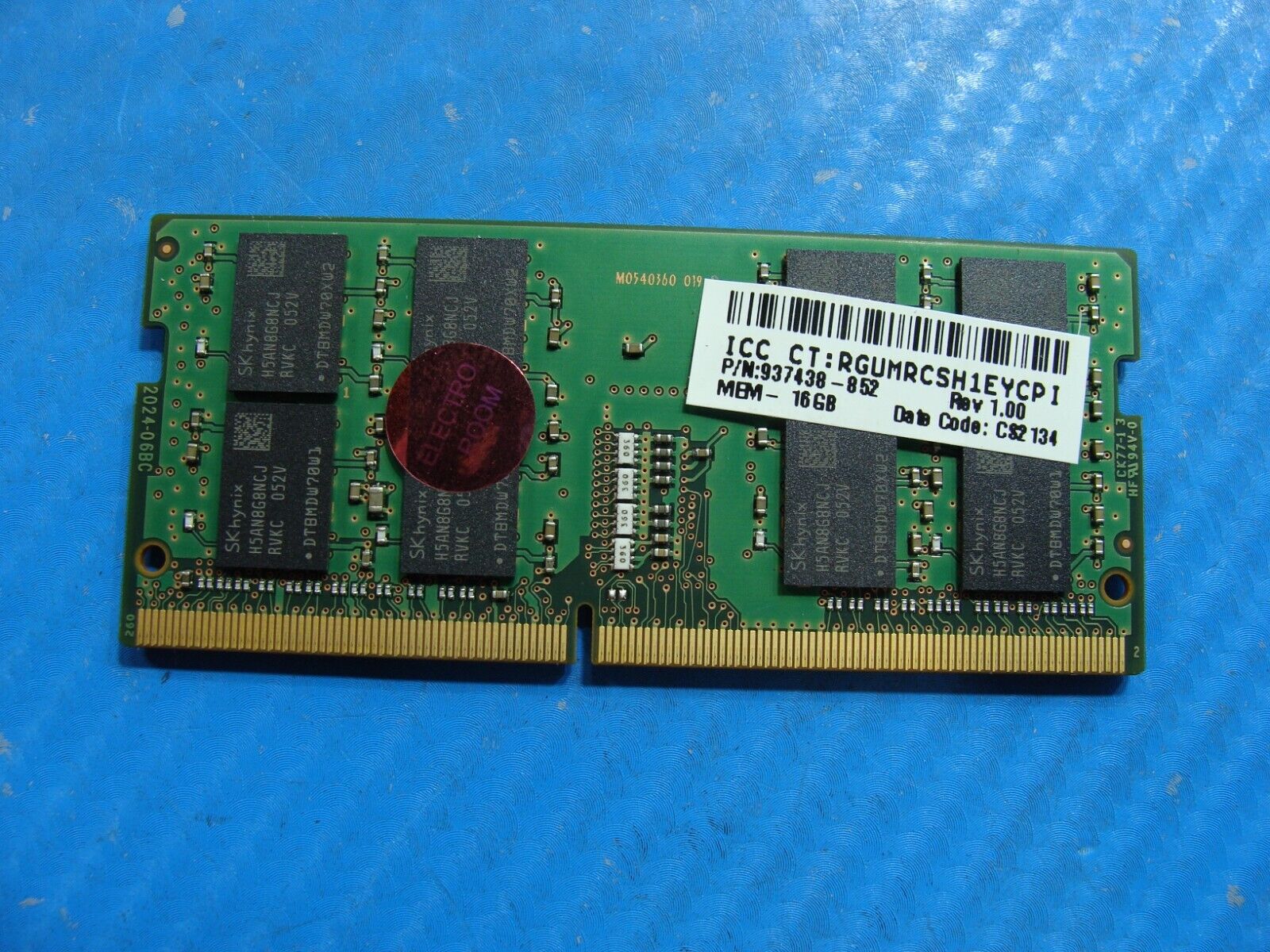 HP 14 G7 SK Hynix 16GB 2Rx8 PC4-2666V SO-DIMM Memory RAM HMA82GS6CJR8N-VK