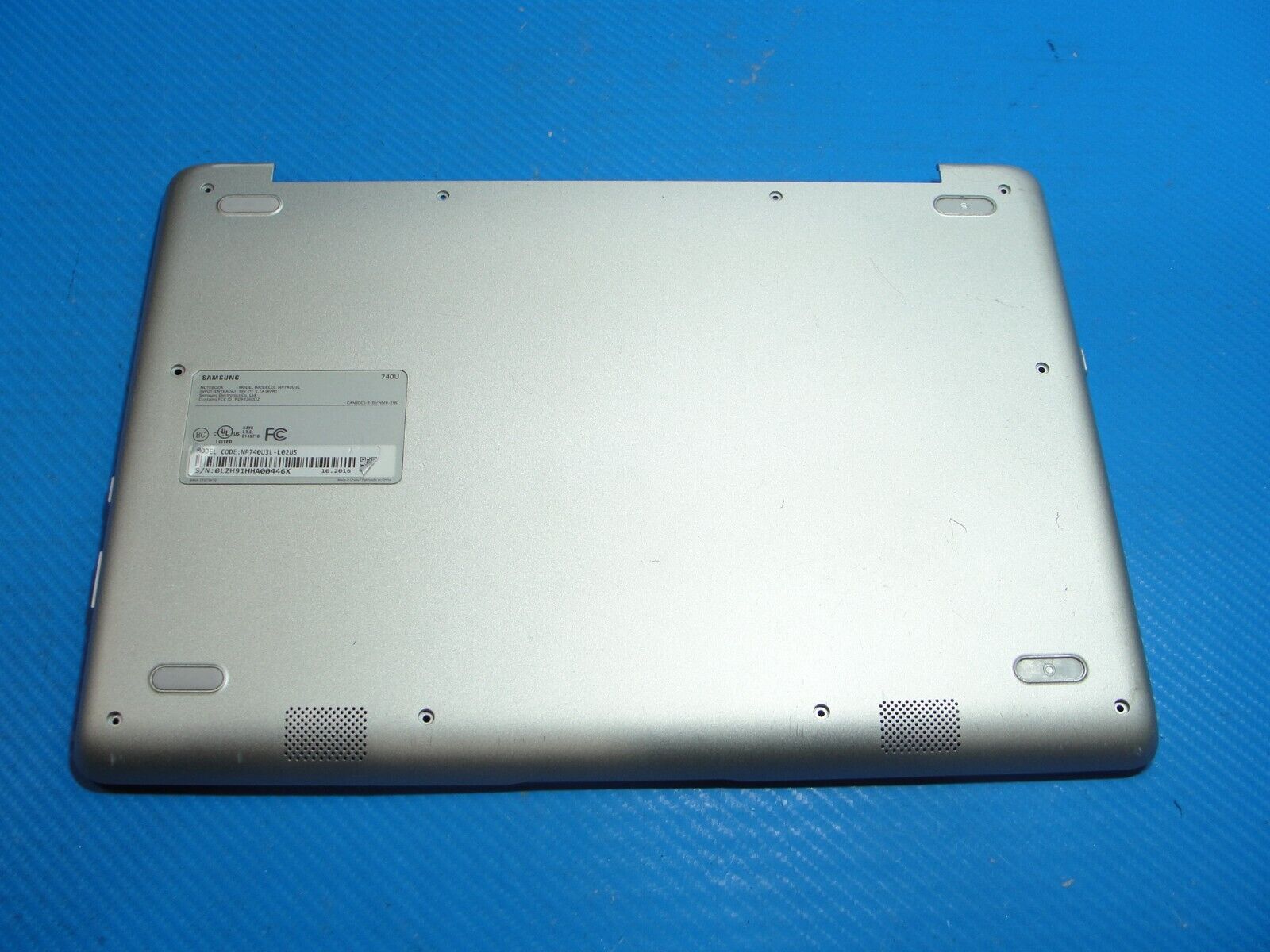 Samsung Notebook 7 Spin 13.3” NP740U3L-L02US Bottom Case Base Cover BA98-00795A