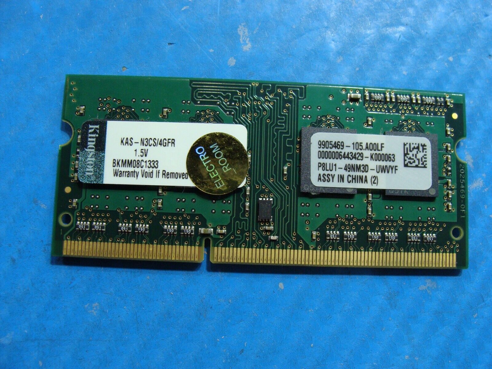 Asus S400CA Kingston 4GB SO-DIMM Memory RAM 9905469-105.A00LF