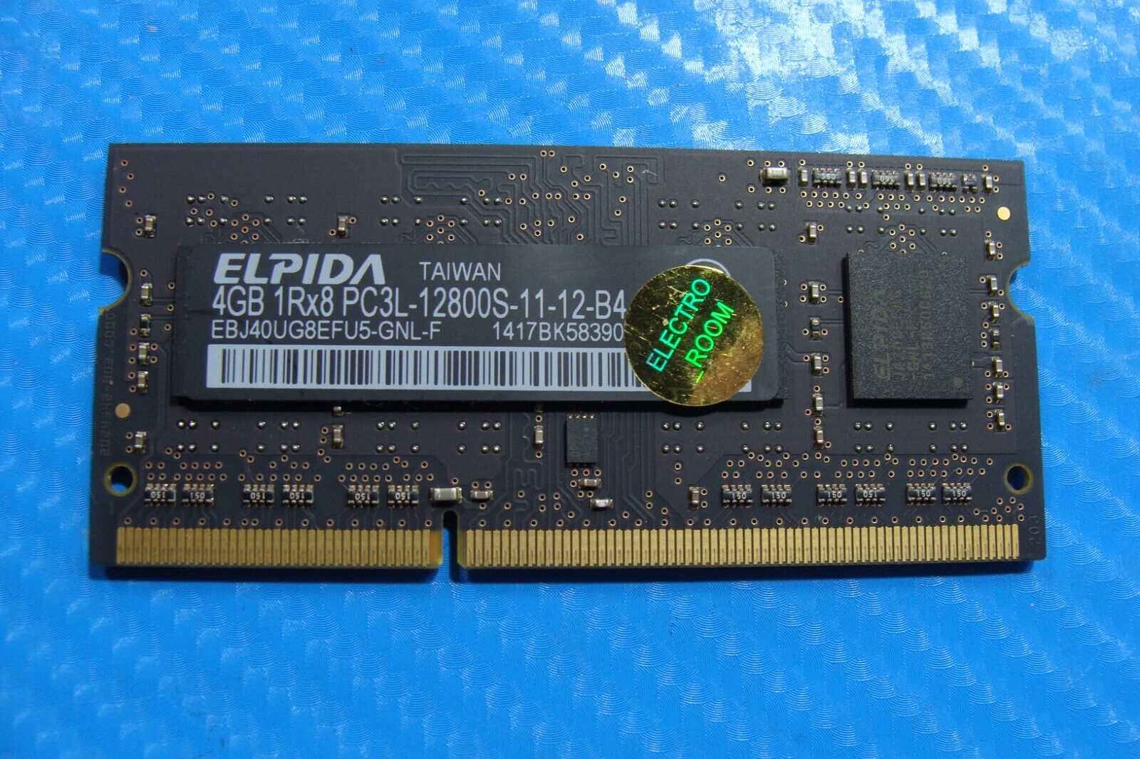 iMac A1418 Elpida 4GB 1Rx8 PC3L-12800S Memory RAM SO-DIMM EBJ40UG8EFU5-GNL-F