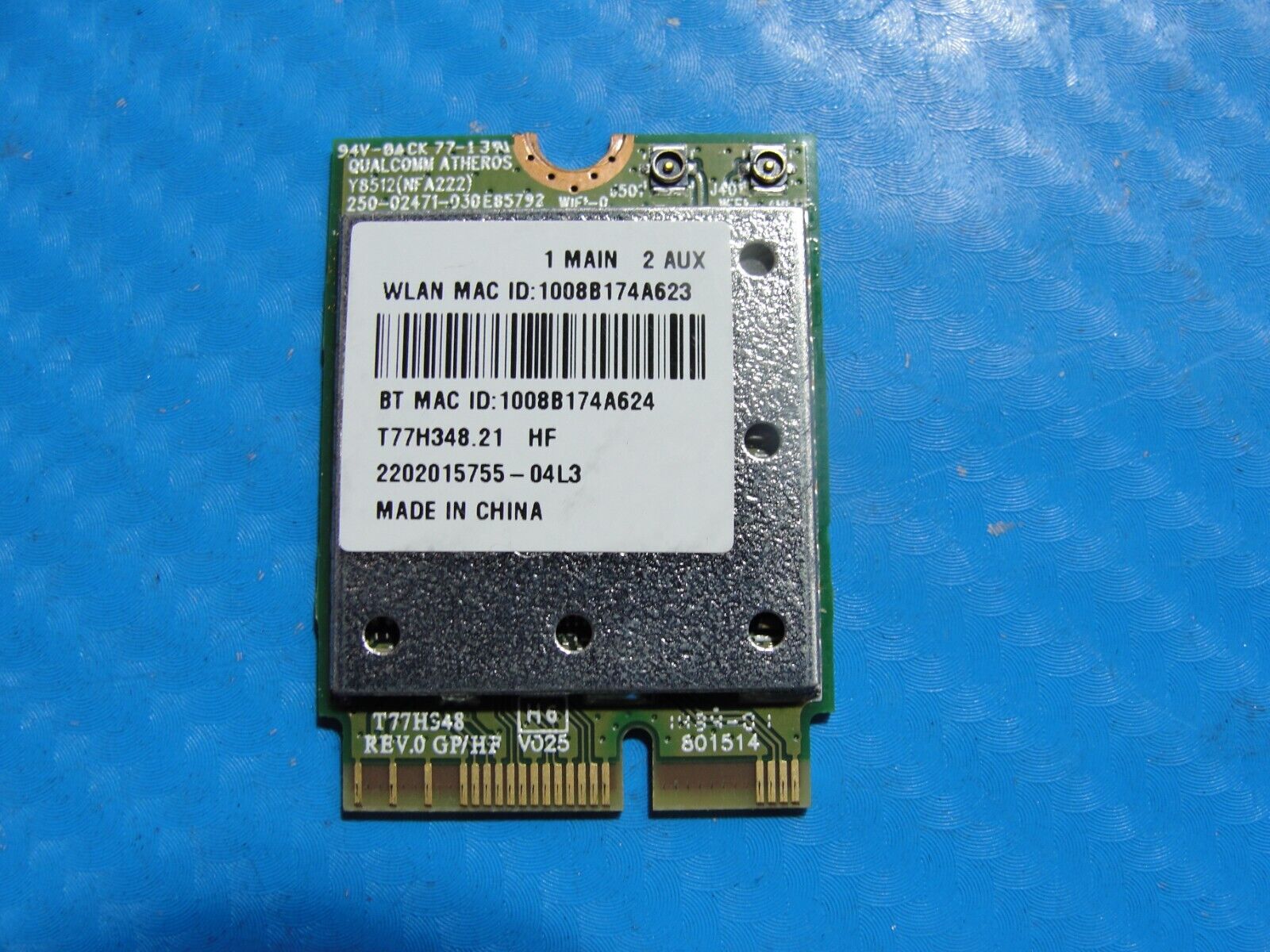 Acer Aspire V17 Nitro 17.3” VN7-791G-7939 OEM Wifi Wireless Card T77H348.21