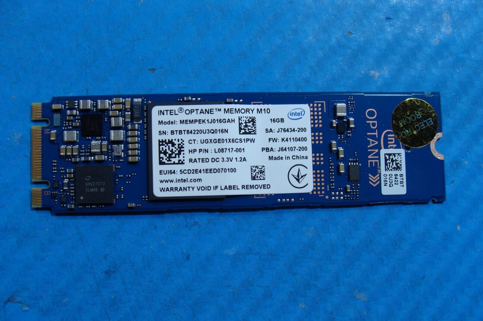 HP 17t-ce100 Intel Optane 16GB NVMe M.2 SSD Solid State Drive MEMPEK1J016GAH