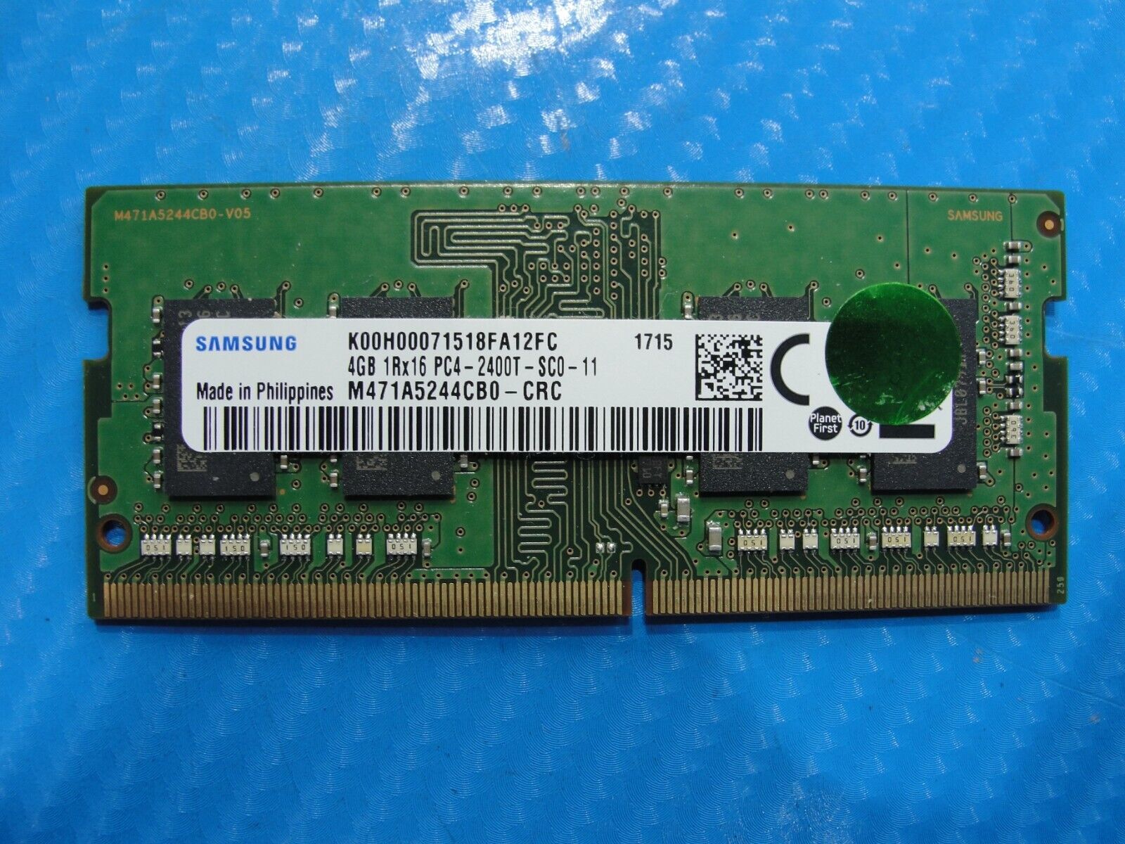 HP 15-bs038dx Samsung 4GB 1Rx16 PC4-2400T Memory RAM SO-DIMM M471A5244CB0-CRC