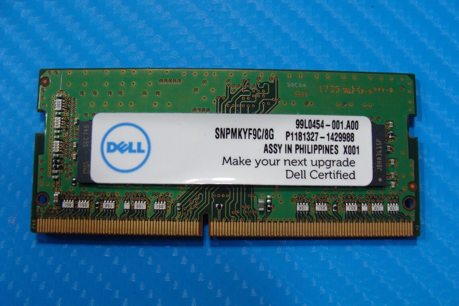 Dell 5580 Samsung 8GB 1Rx8 PC4-2400T Memory RAM SO-DIMM M471A1K43CB1-CRC