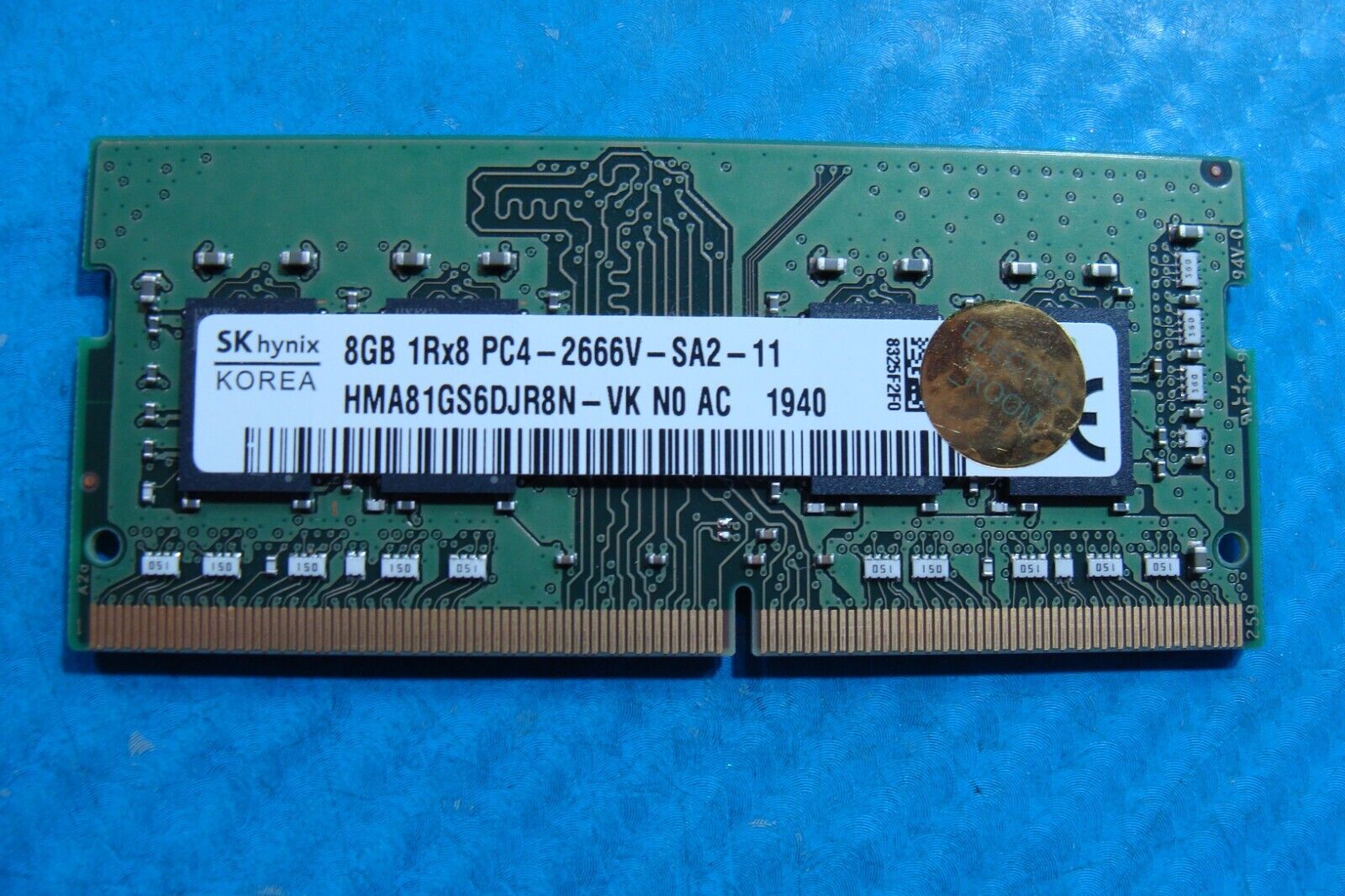 Dell 15 7591 SK Hynix 8GB 1Rx8 PC4-2666V Memory RAM SO-DIMM HMA81GS6DJR8N-VK