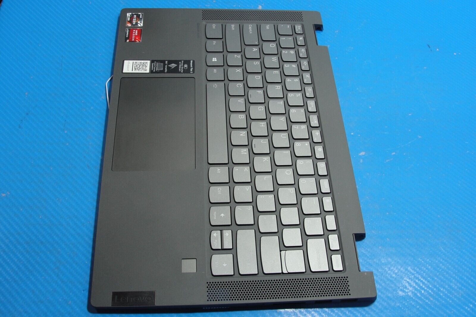 Lenovo IdeaPad Flex 5-14ARE05 81X2 Palmrest w/TouchPad BL Keyboard 5CB0Y85490