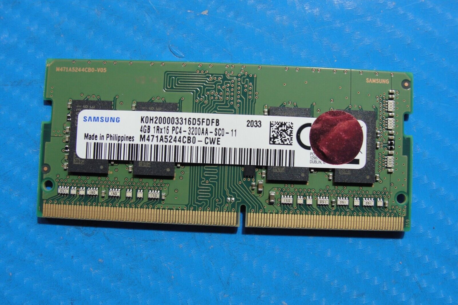 HP 15m-ed1013dx Samsung 4GB 1Rx16 PC4-3200AA Memory RAM SO-DIMM M471A5244CB0-CWE