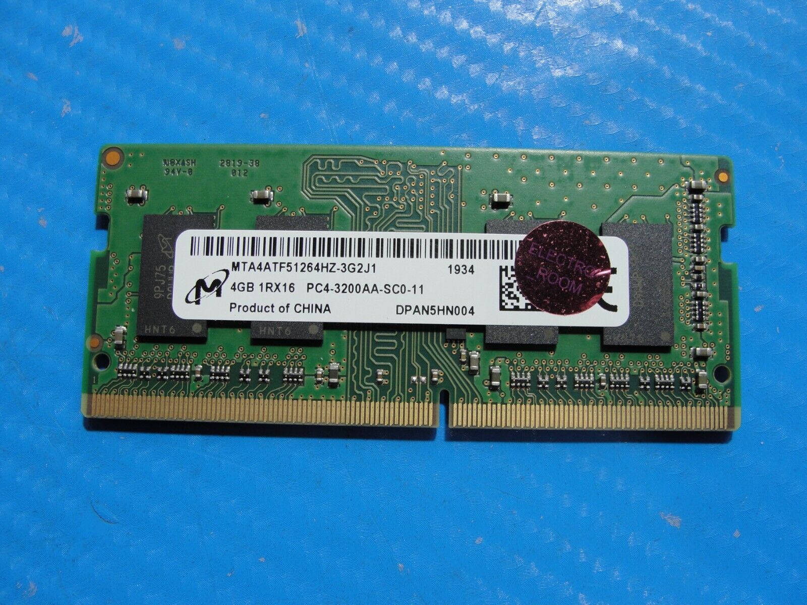 HP 15m-ds0023dx Micron 4GB PC4-3200AA Memory RAM SO-DIMM MTA4ATF51264HZ-3G2J1