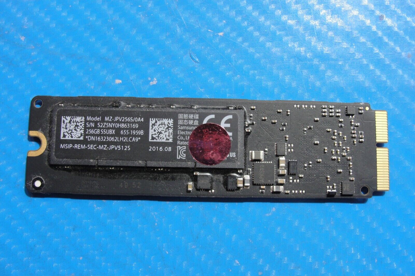 MacBook Pro A1398 Samsung 256GB SSD Solid State Drive MZ-JPV256S/0A4 655-1959B