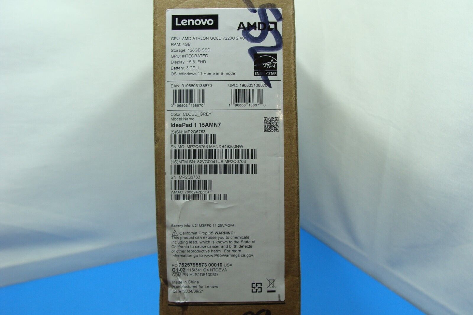 Lenovo IdeaPad 1 15AMN7 15.6