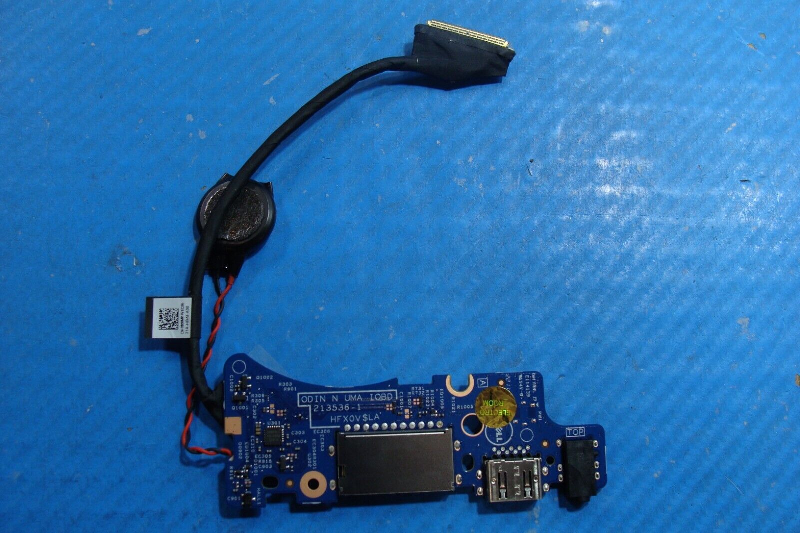 Dell Inspiron 16” 16 5625 OEM USB Audio SD Card Reader Board w/Cable NH5VK