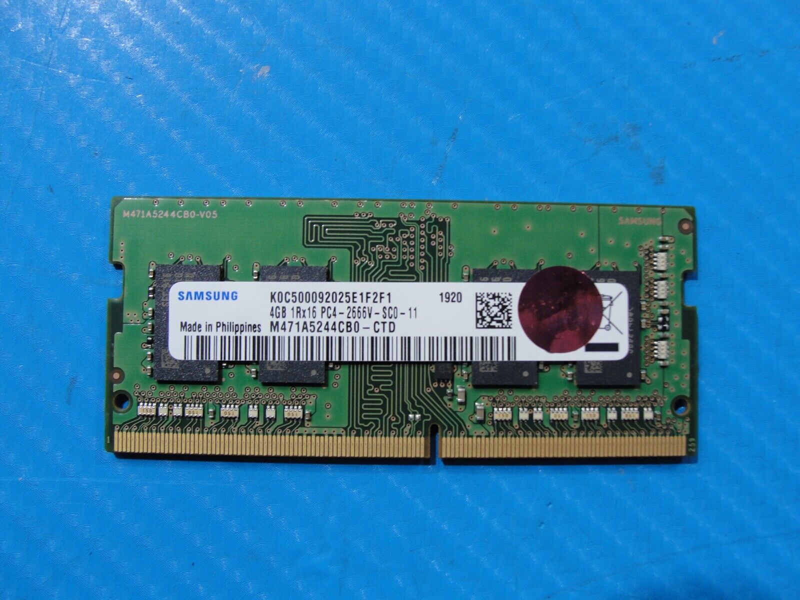 HP 250 G7 Samsung 4GB 1Rx16 PC4-2666V Memory RAM SO-DIMM M471A5244CB0-CTD