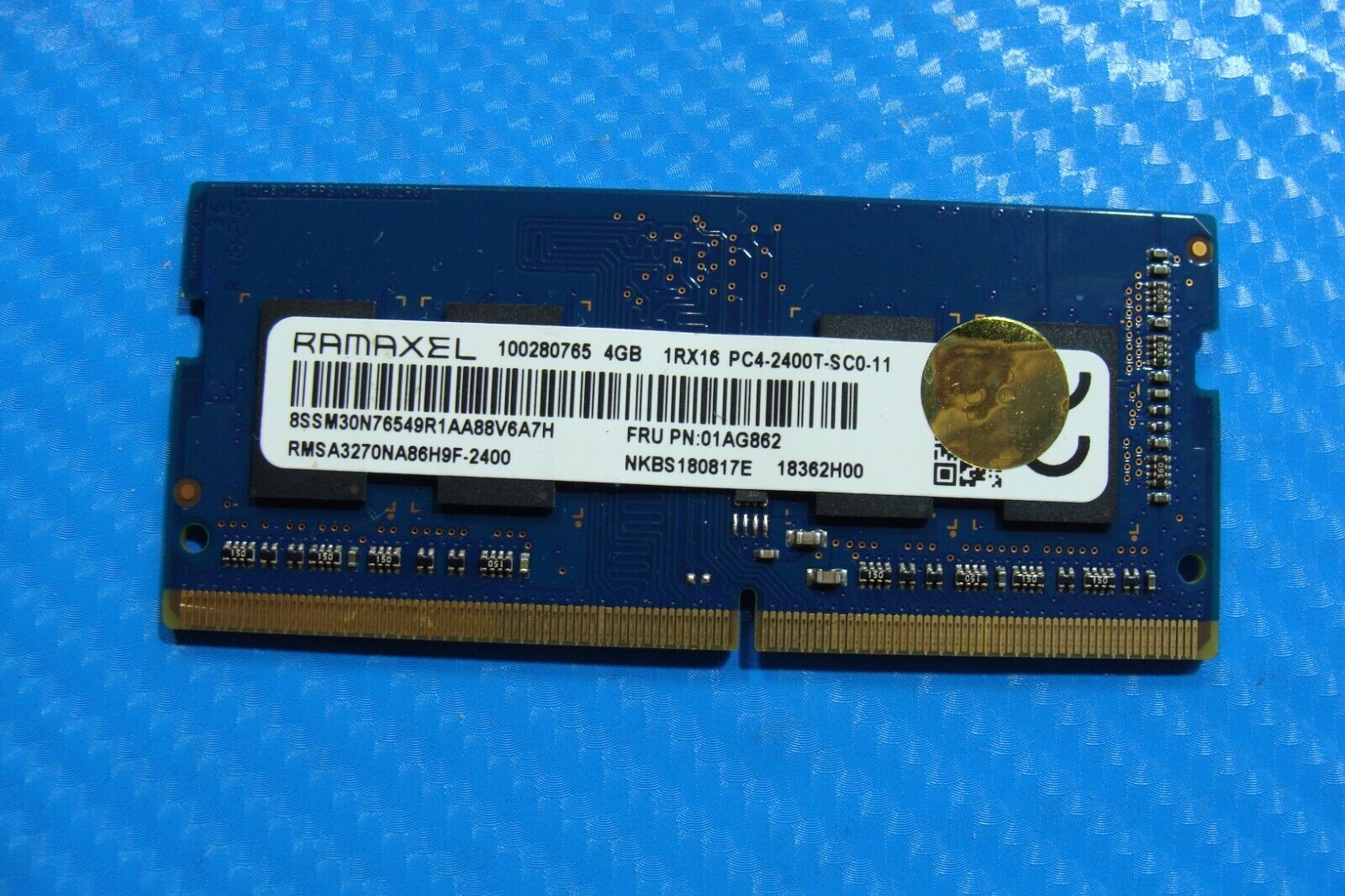 Lenovo 330s-15IKB 81F5 Ramaxel 4GB Memory RAM SO-DIMM RMSA3270NA86H9F-2400