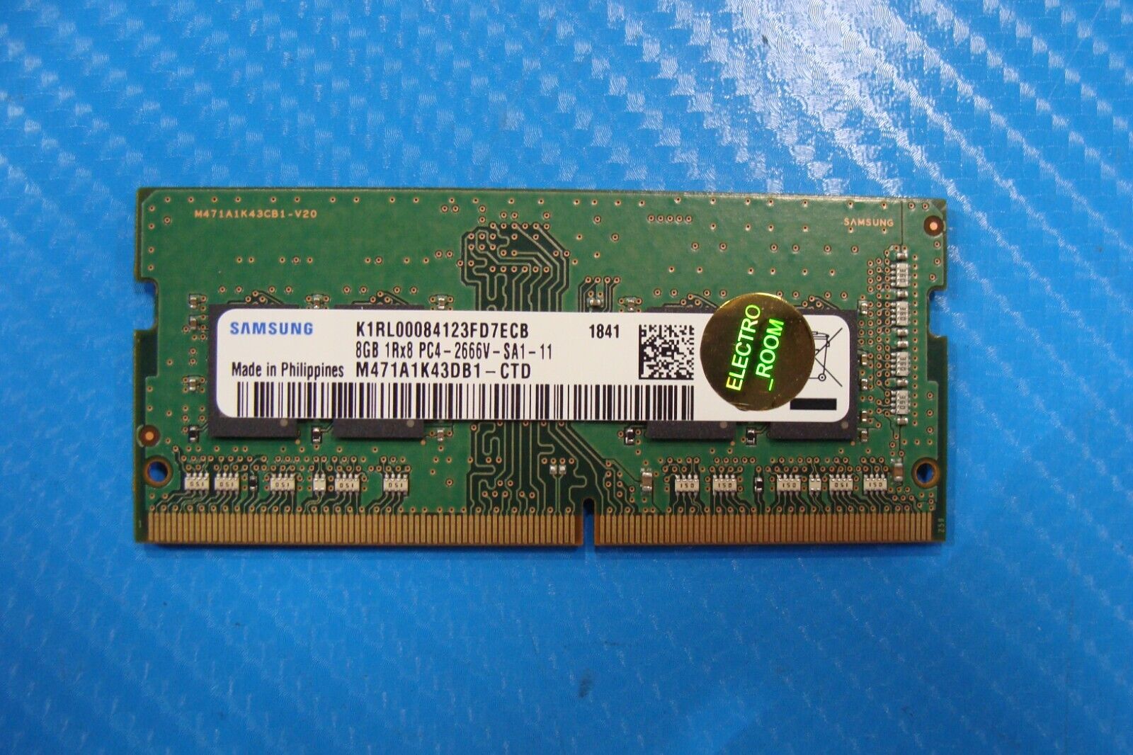 HP 15-cs1063cl Samsung 8GB 1Rx8 PC4-2666V Memory RAM SO-DIMM M471A1K43DB1-CTD