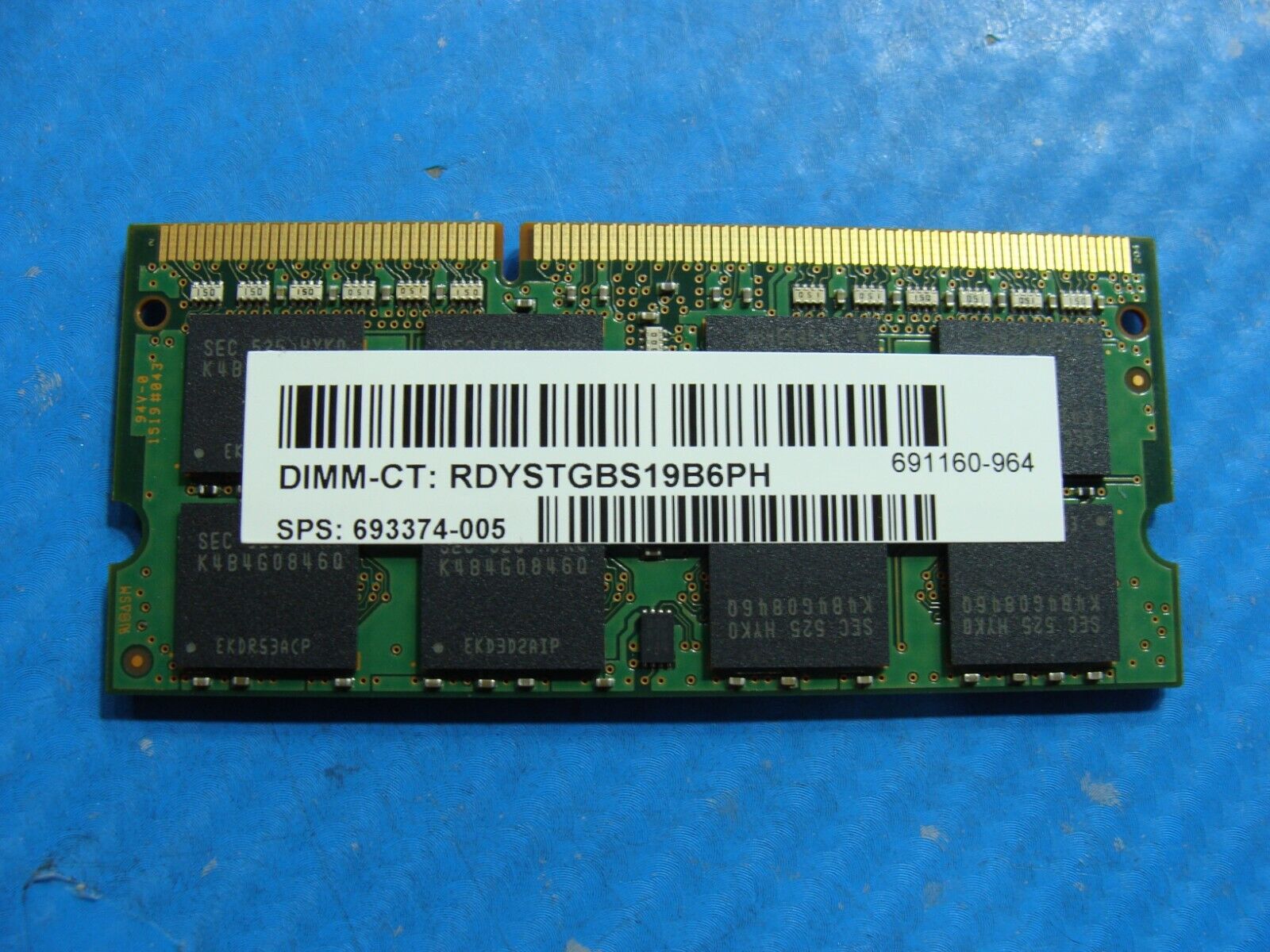 HP m6-w101dx Samsung 8GB 2Rx8 PC3L-12800S Memory RAM SO-DIMM M471B1G73QH0-YK0