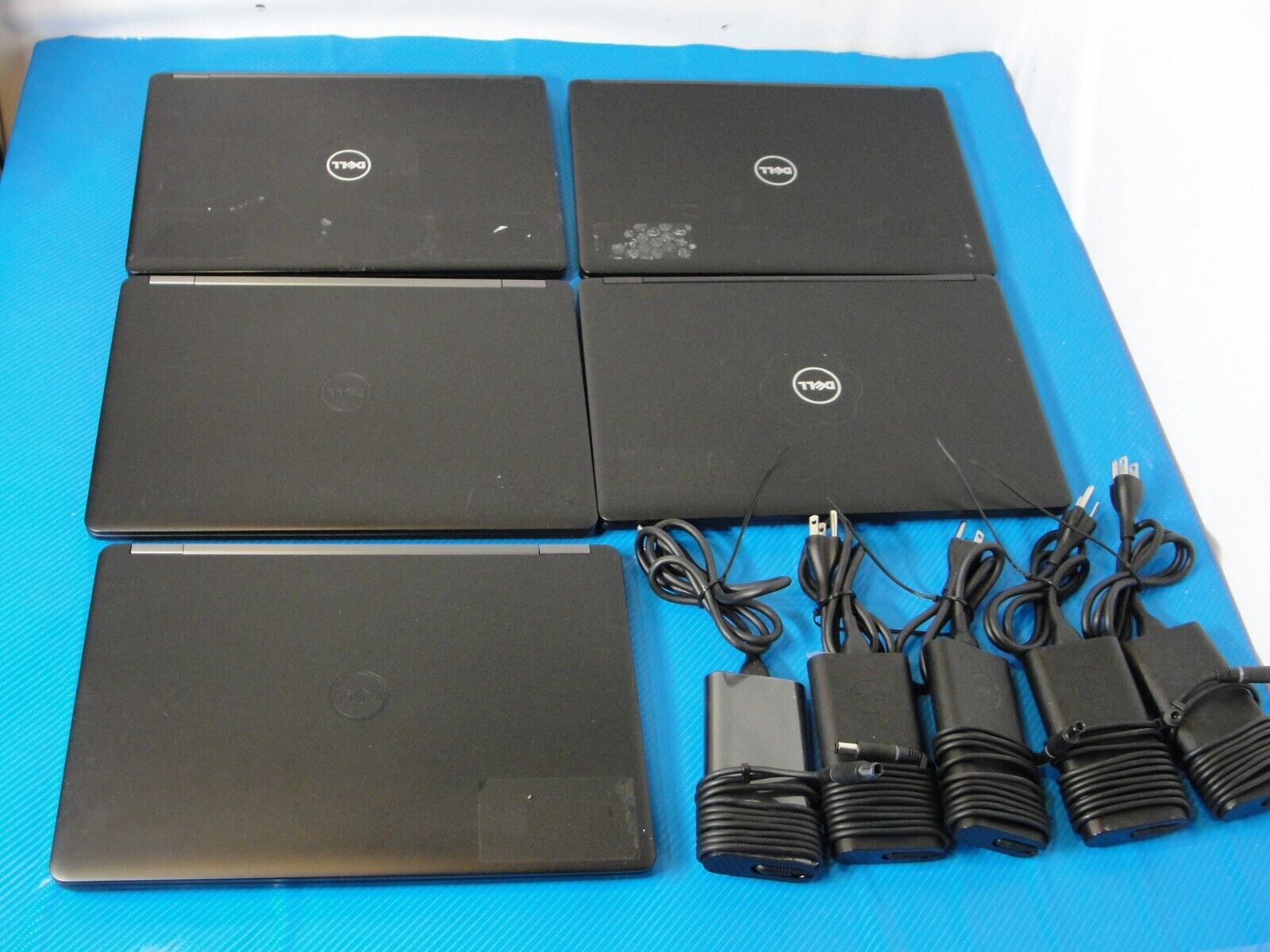 Lot of 5 Dell Latitude 5480 i5 /E5470 i5 /with PWR Adp /NO SSD /#7