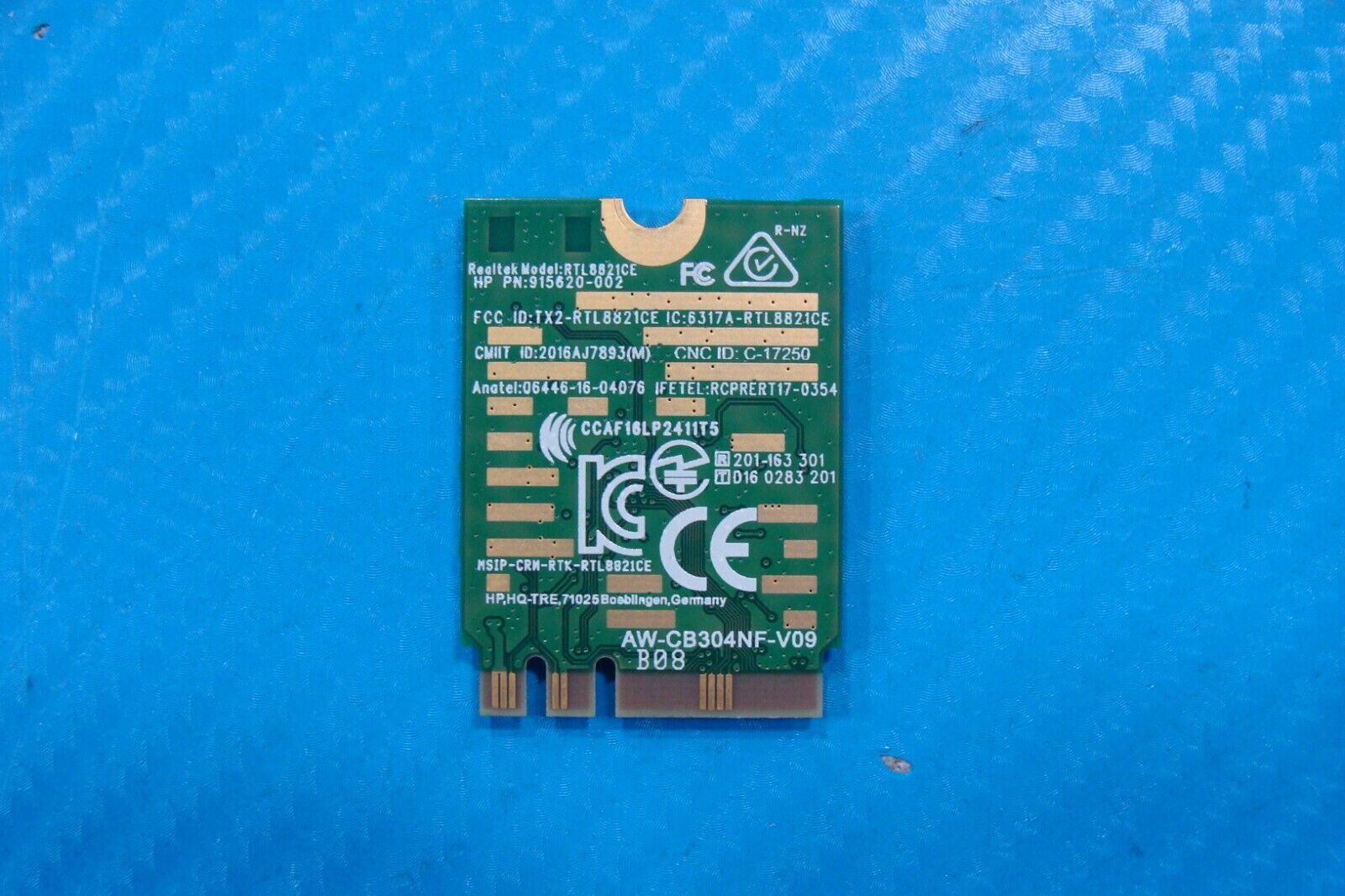 HP 15.6” 15-ef0025wm Genuine Laptop WiFi Wireless Card RTL8821CE 915620-001