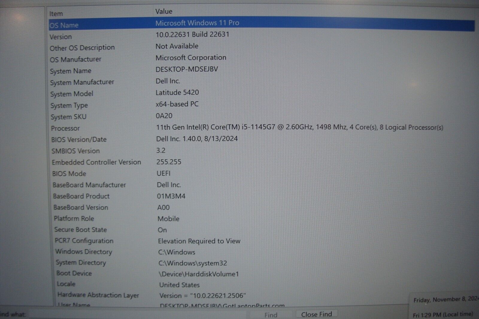 Dell Latitude 5420 14