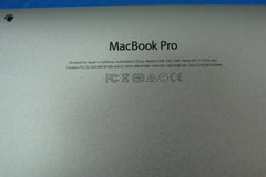 MacBook Pro 15" A1398 Mid 2015 MJLQ2LL/A MJLT2LL/A Bottom Case Silver 923-00544