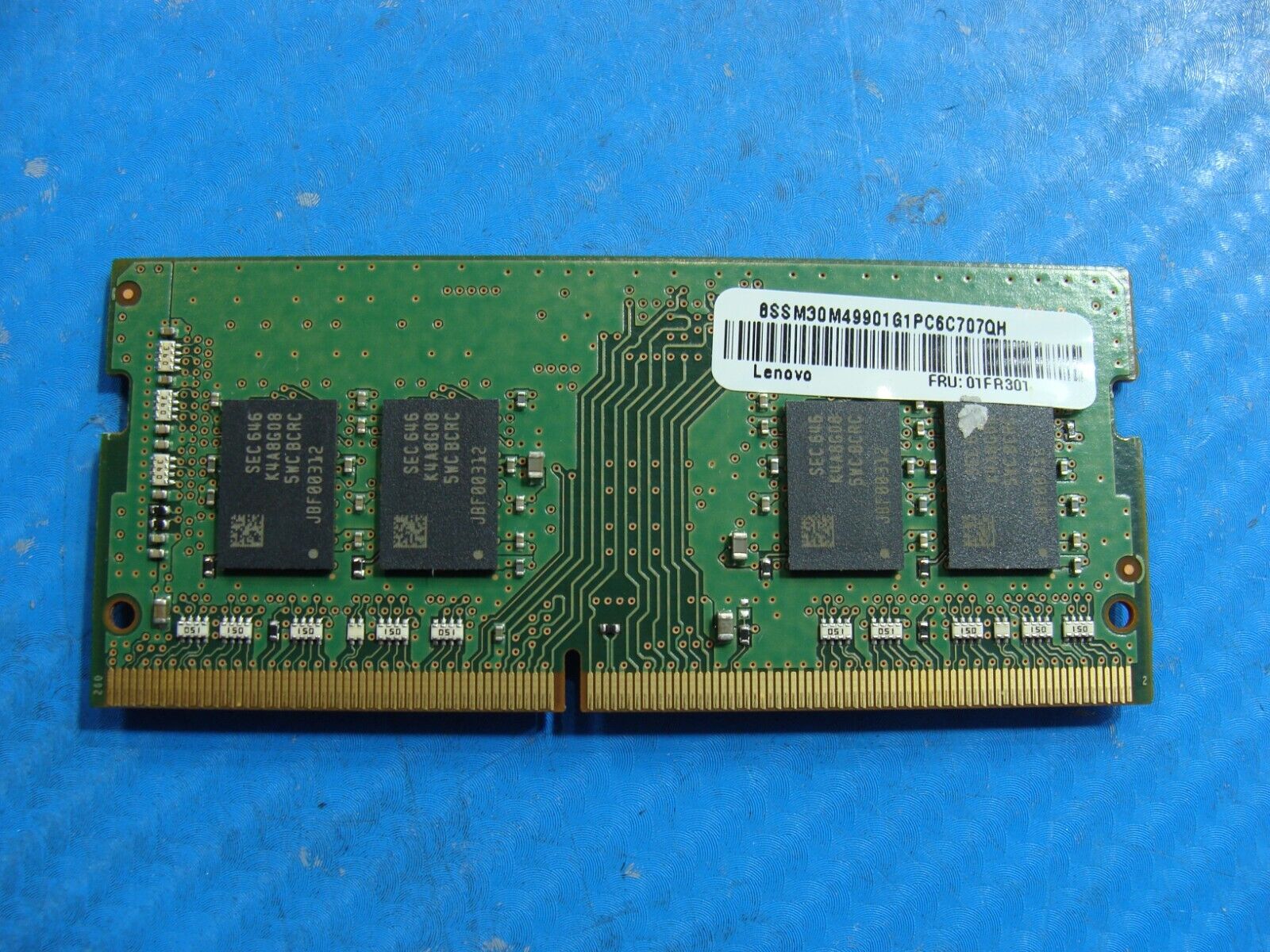 Lenovo P50 Samsung 8GB 1Rx8 PC4-2400T Memory RAM SO-DIMM M471A1K43CB1-CRC