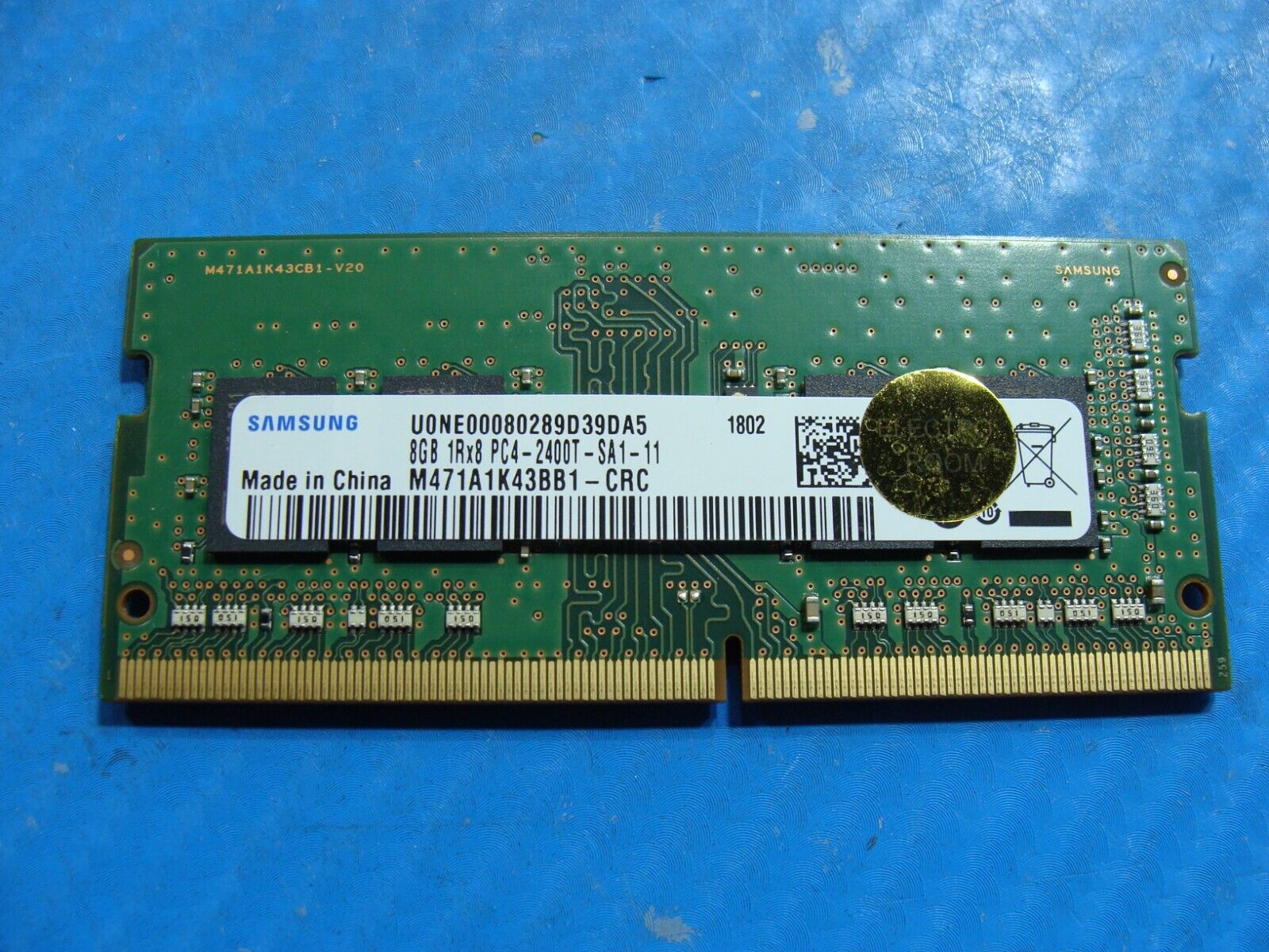 Dell 13 5379 Samsung 8GB 1Rx8 PC4-2400T Memory RAM SO-DIMM M471A1K43BB1-CRC