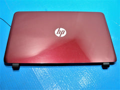 HP 15-f272wm 15.6" Genuine Laptop LCD Back Cover w/Front Bezel Red 3BU99TP003