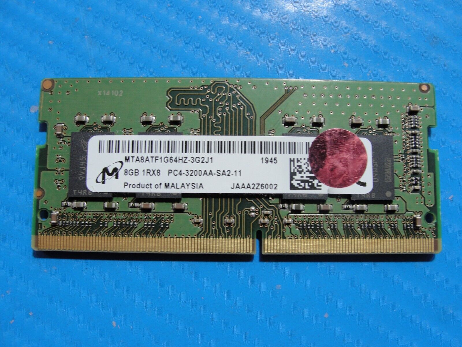 Acer AN517-52-52T3 Micron 8GB PC4-3200AA SO-DIMM Memory RAM MTA8ATF1G64HZ-3G2J1