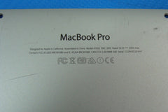 MacBook Pro 13" A1502 Early 2015 MF841LL/A Genuine Bottom Case Silver 923-00503