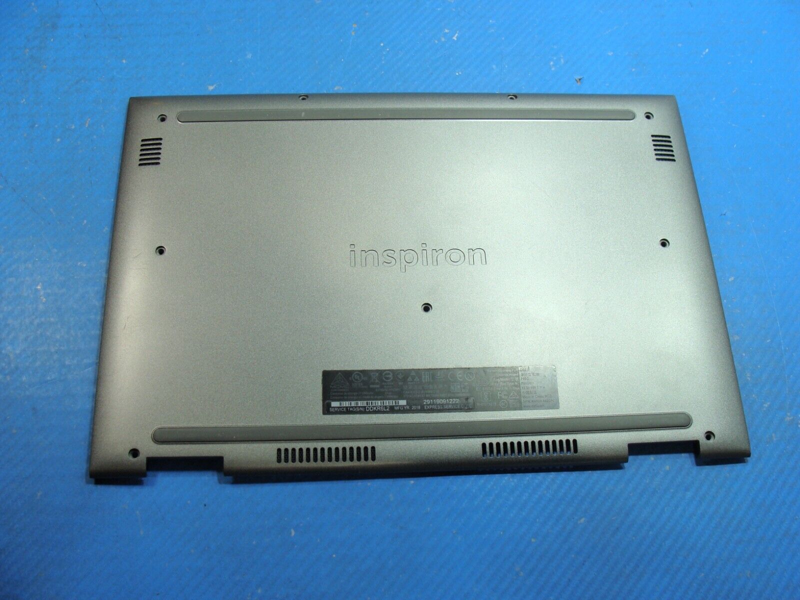 Dell Inspiron 13.3” 13 5379 Genuine Laptop Bottom Case Gray KWHKR 460.07R0A.0014