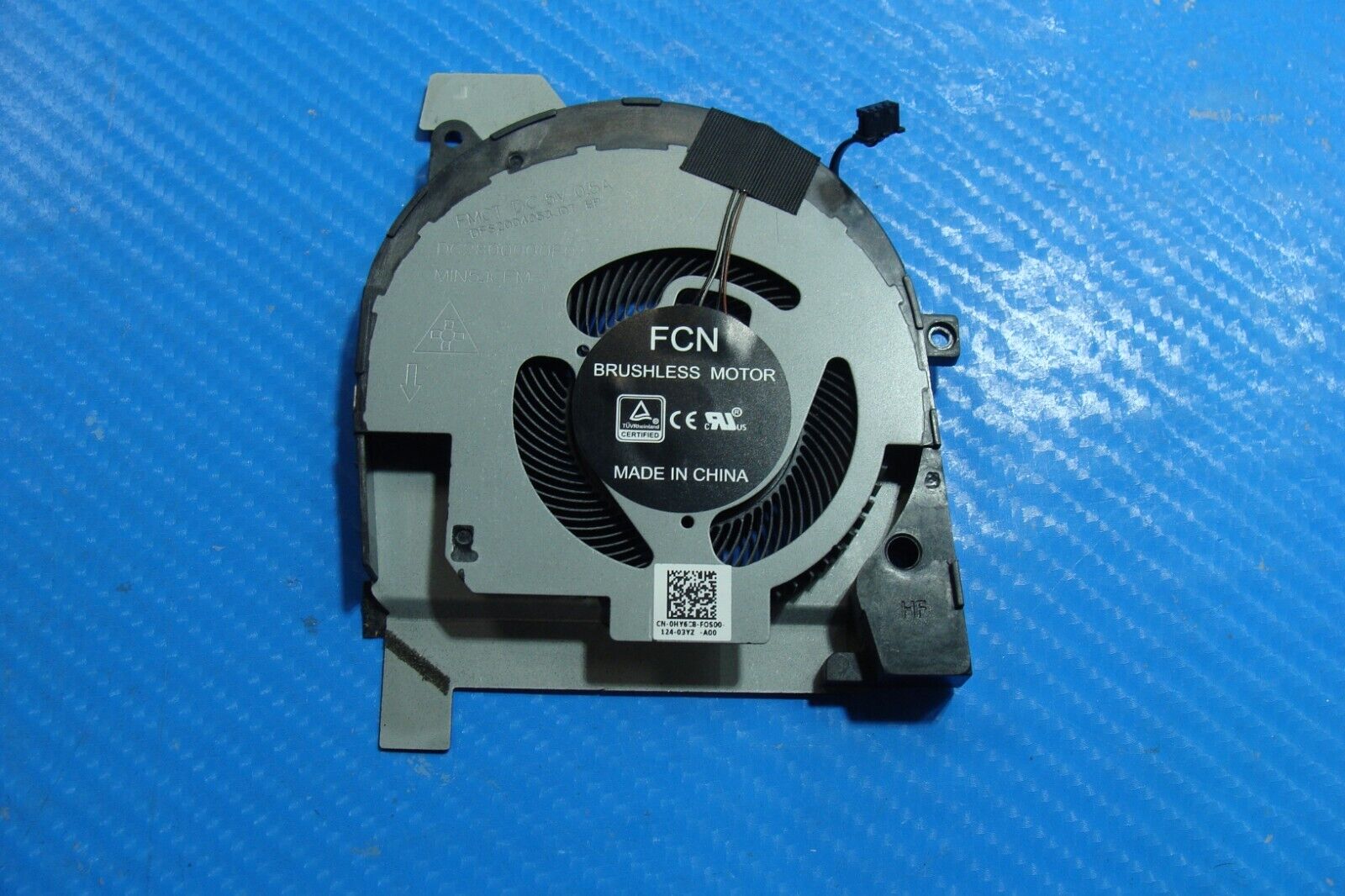 Dell Latitude 15.6” 5511 Genuine Laptop CPU Cooling Fan HY6C8 DC28000Q0F0