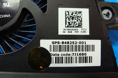 HP ZBook 15 G3 15.6" Genuine Cooling Fan 848252-001 DC28000GXF0