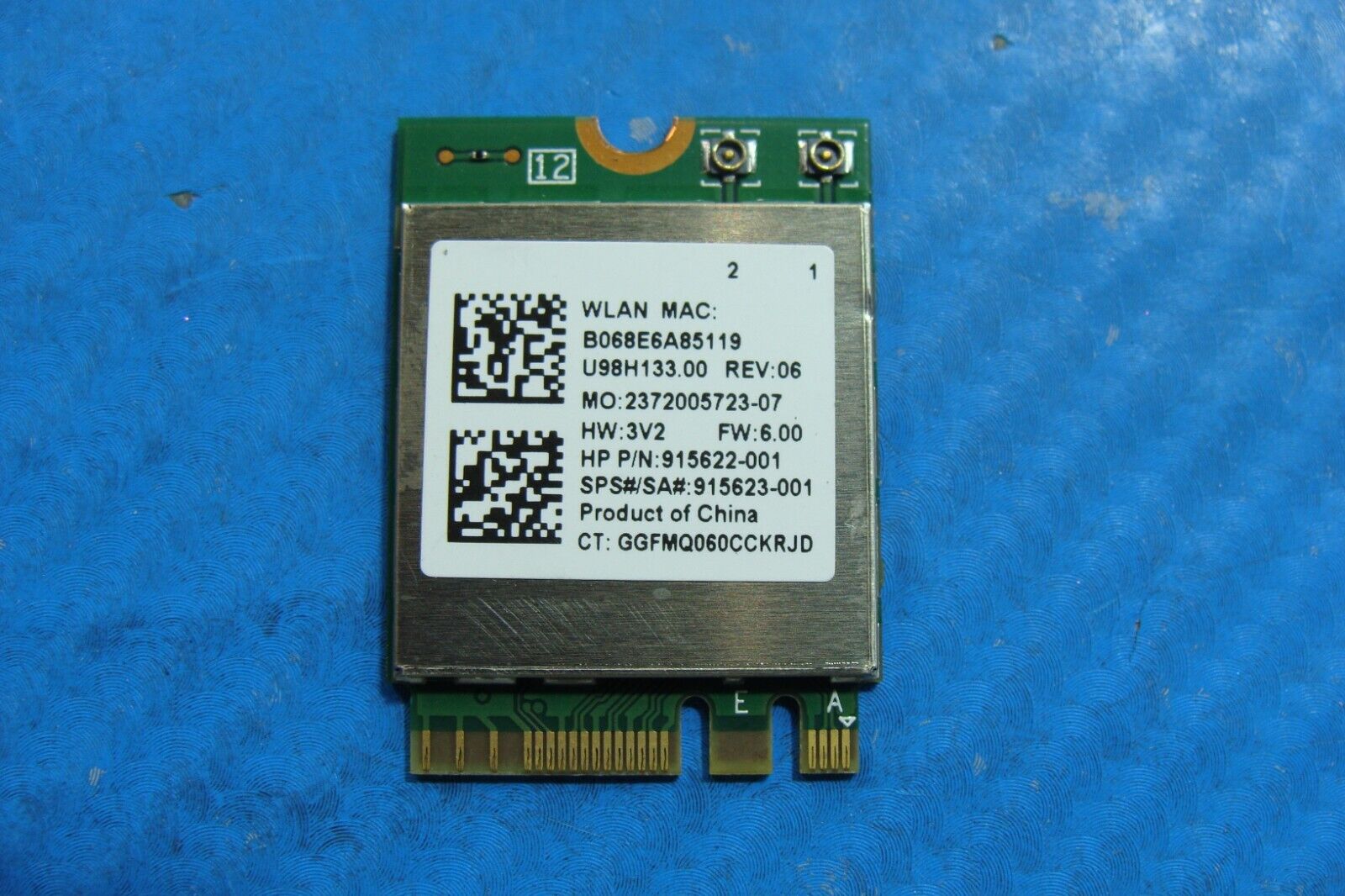 HP AIO 24-f1047c Genuine WiFi Wireless Card RTL8822BE 915622-001 915623-001