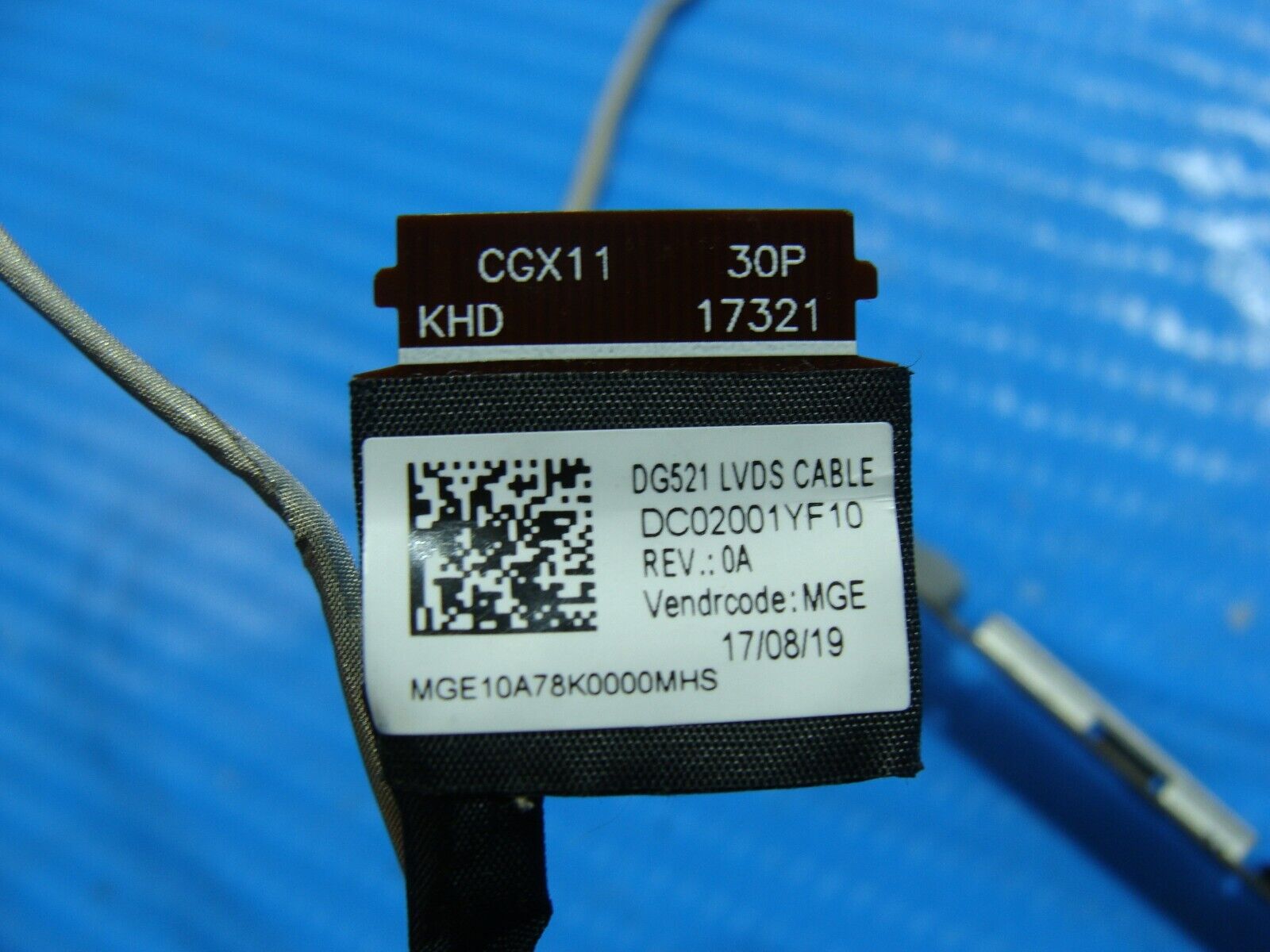 Lenovo IdeaPad 15.6” 320-15IAP 80XR OEM LCD Video Cable w/WebCam DC02001YF00