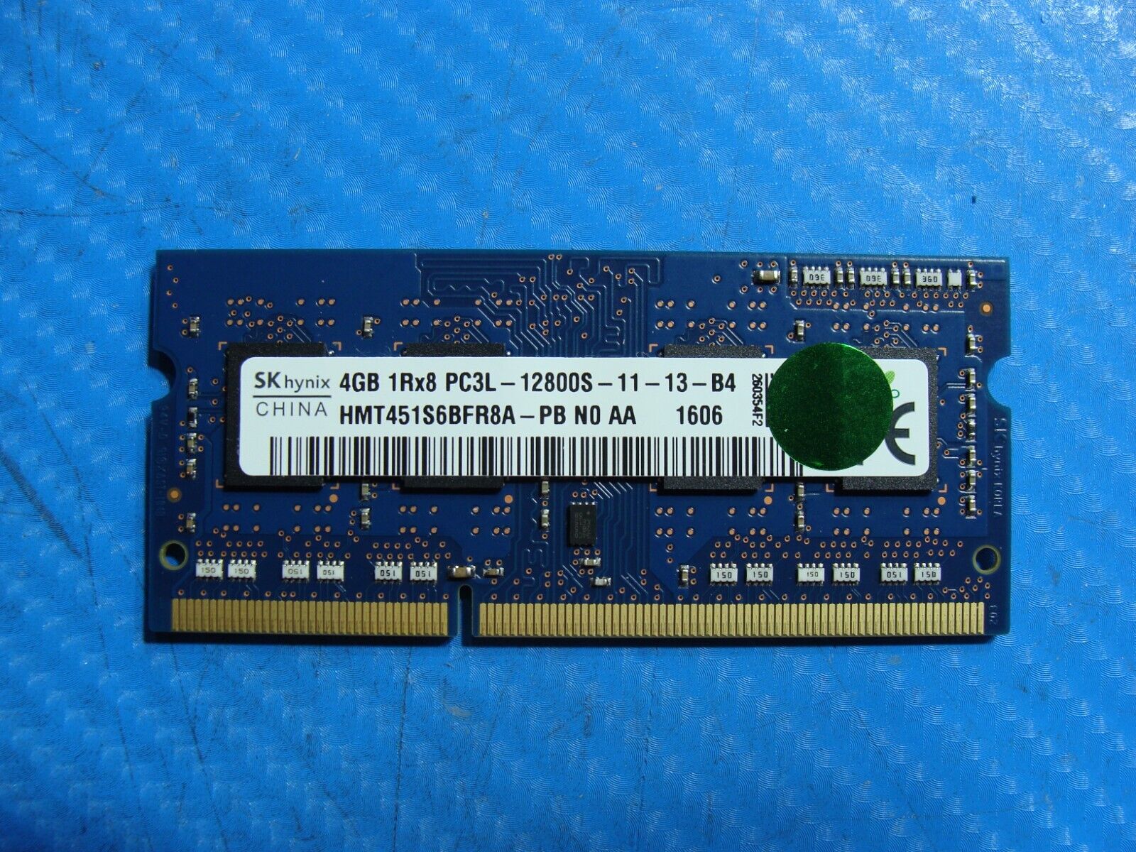 Lenovo T460 SK Hynix 4GB 1Rx8 PC3L-12800S SO-DIMM Memory RAM HMT451S6BFR8A-PB