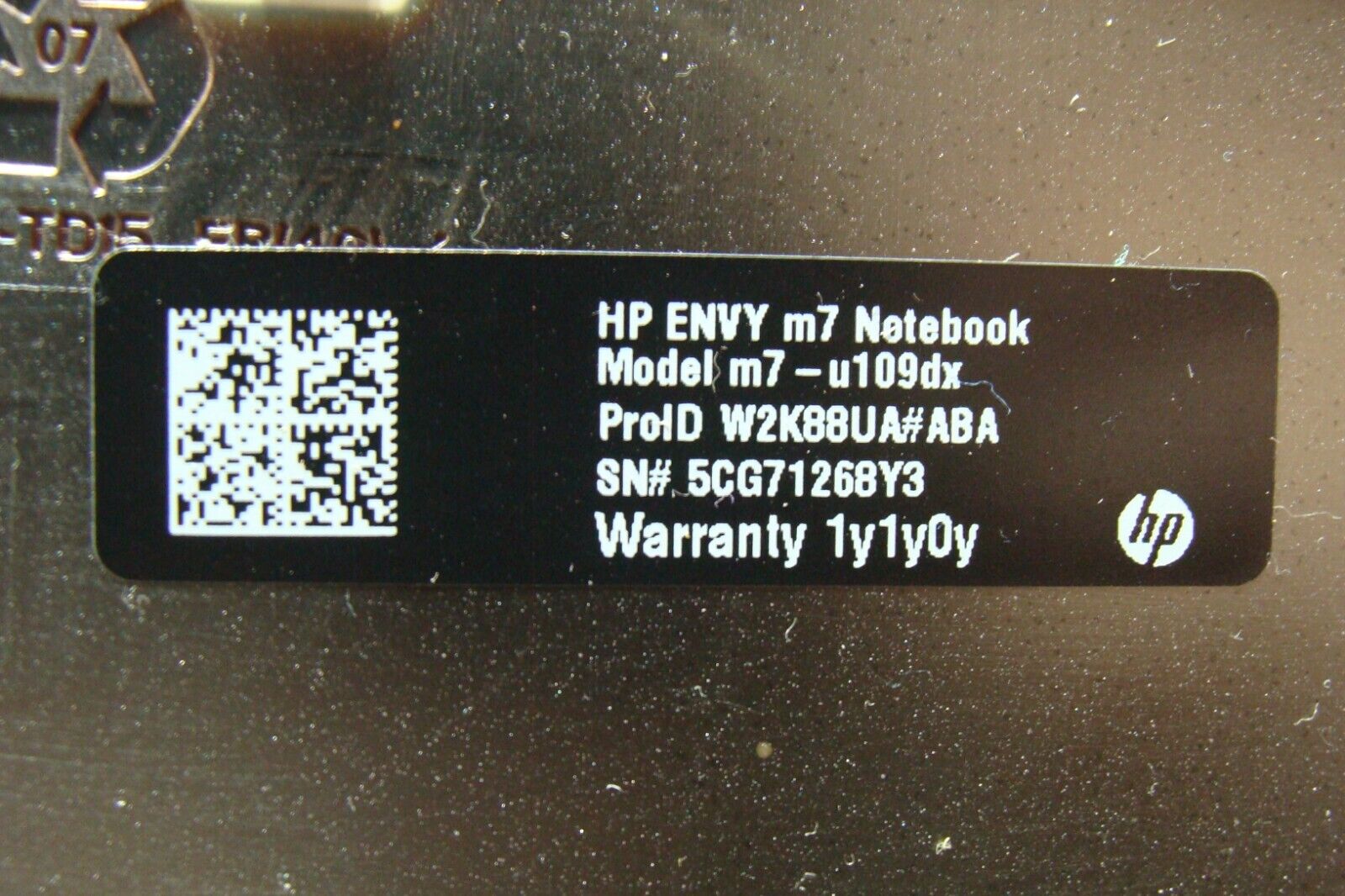 HP ENVY m7-u109dx 17.3