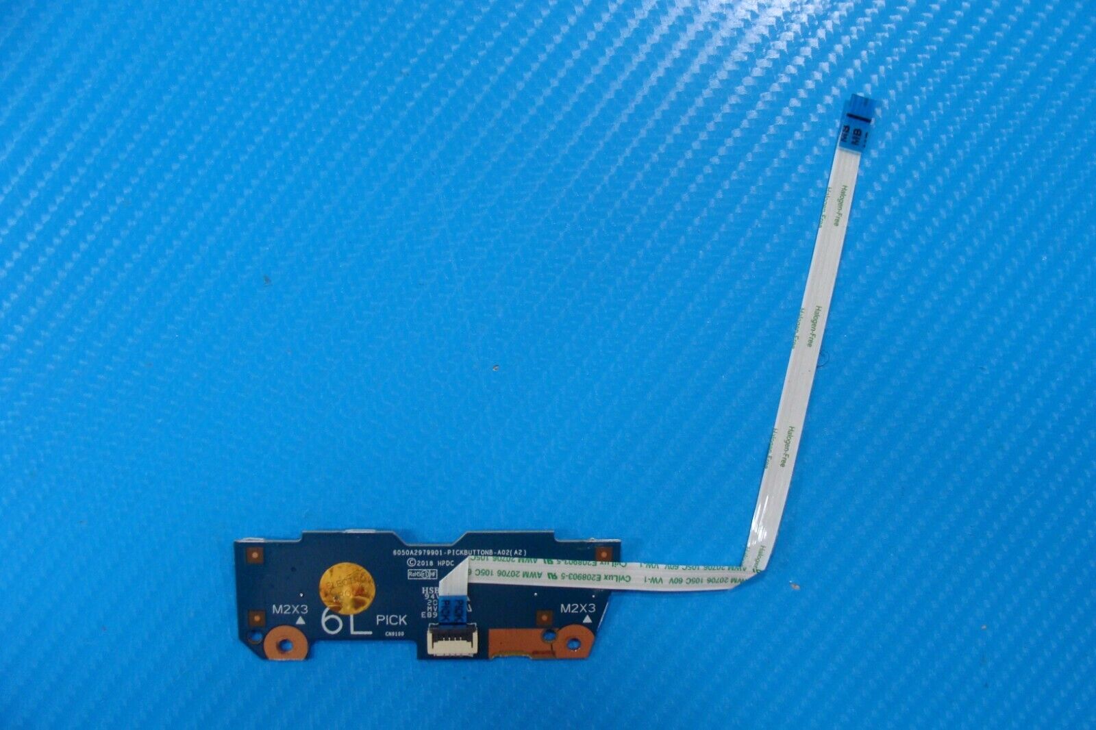 HP 17.3” 17-by4623dx OEM Laptop TouchPad Mouse Button Board w/Cable 6050A2979901