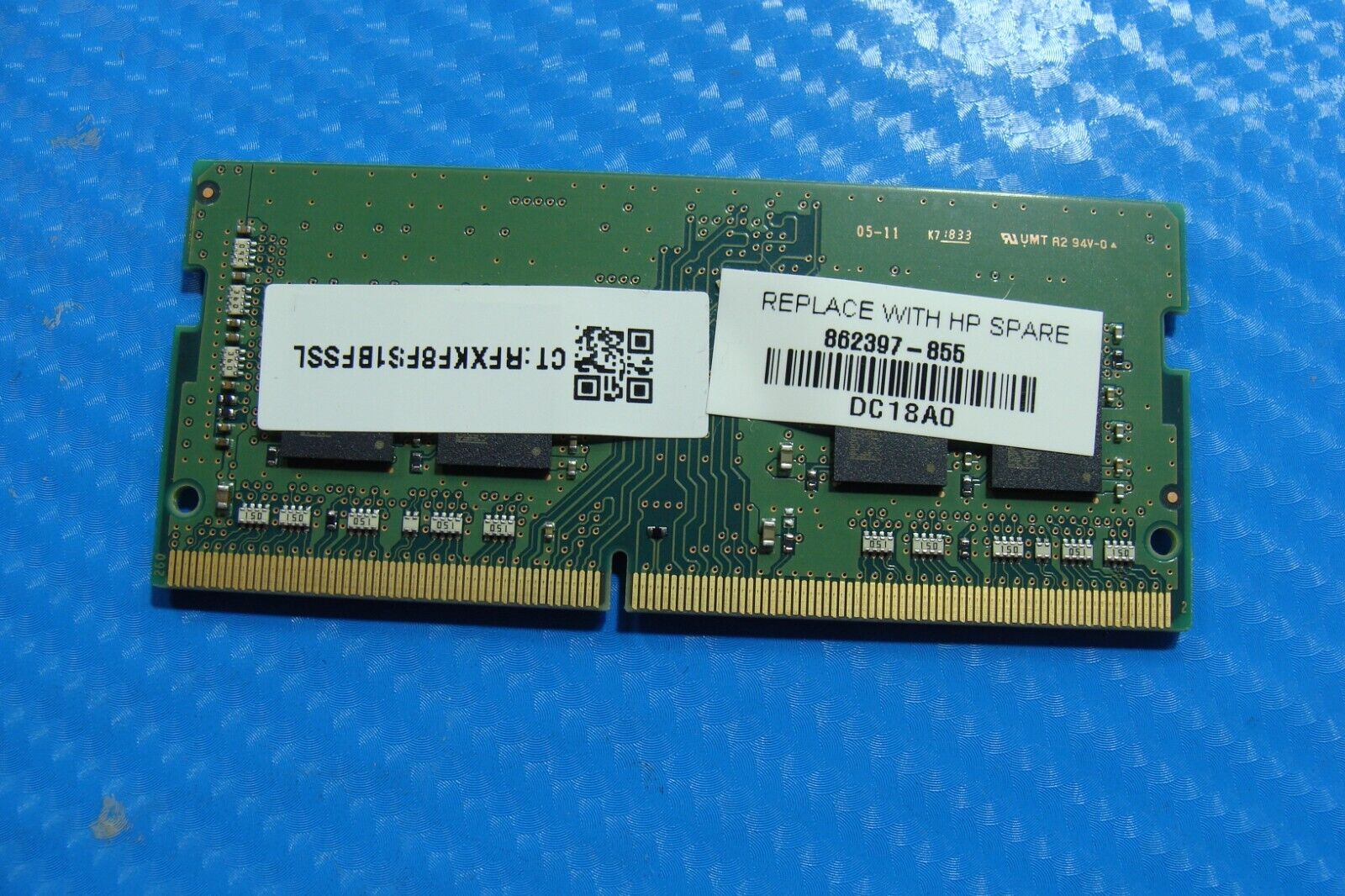 HP 15-cs0053cl Samsung 8GB 1Rx8 PC4-2400T Memory RAM SO-DIMM M471A1K43BB1-CRC