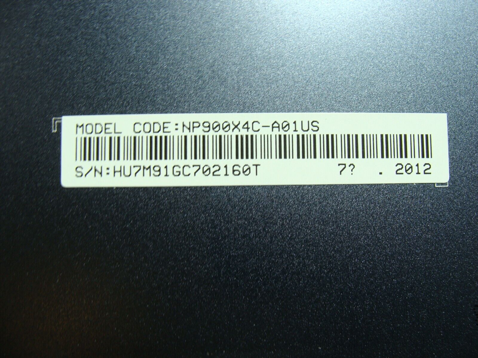 Samsung 15” 9 Series 900X NP900X4C-A01US Genuine Laptop Bottom Case BA61-01759A