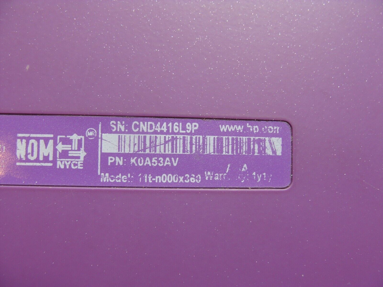 HP Pavilion 11t-n000x360 11.6