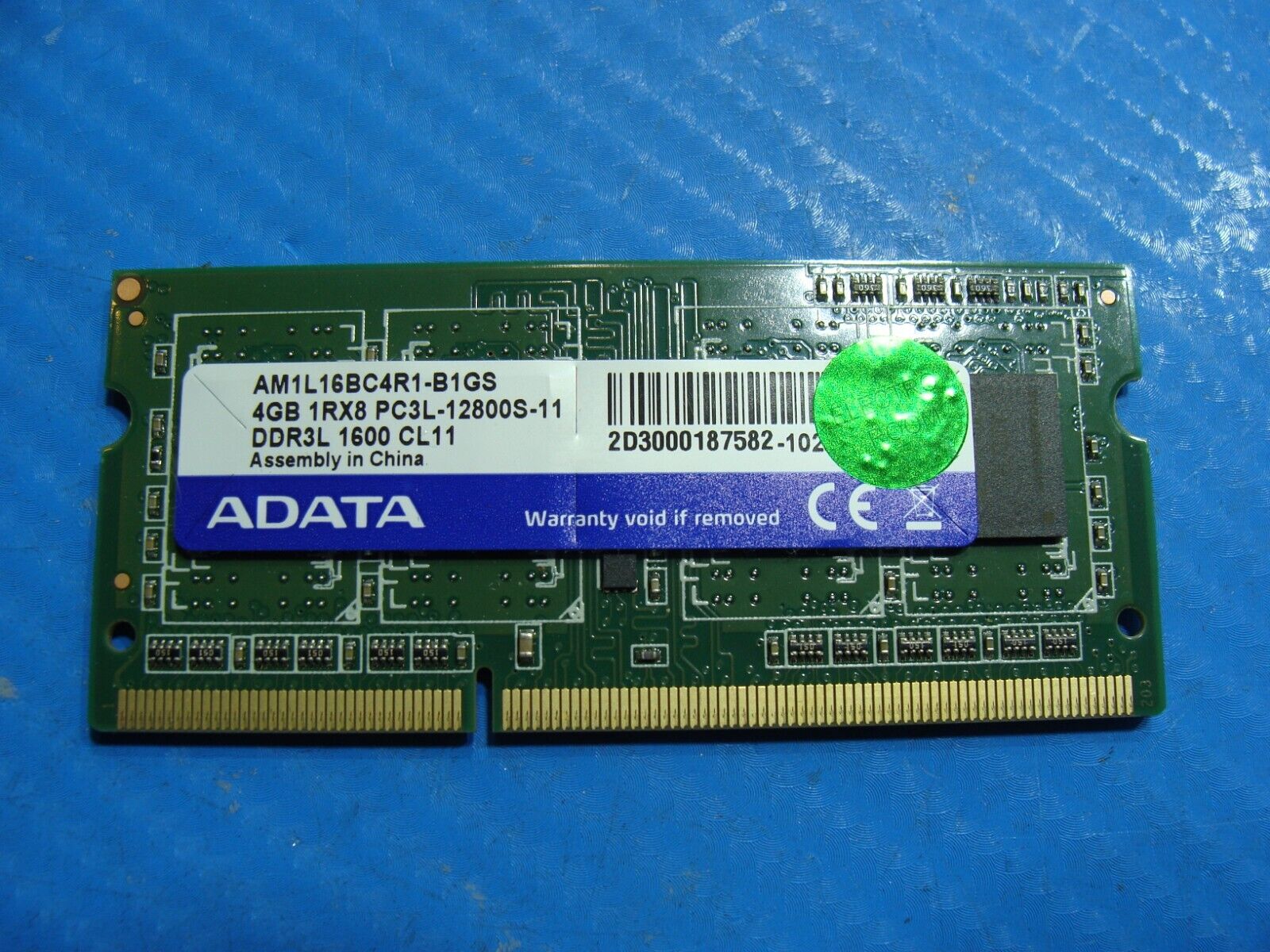 HP m7-J010dx Adata 4Gb 1Rx8 Memory Ram So-Dimm PC3L-12800S AM1L16BC4R1-B1GS