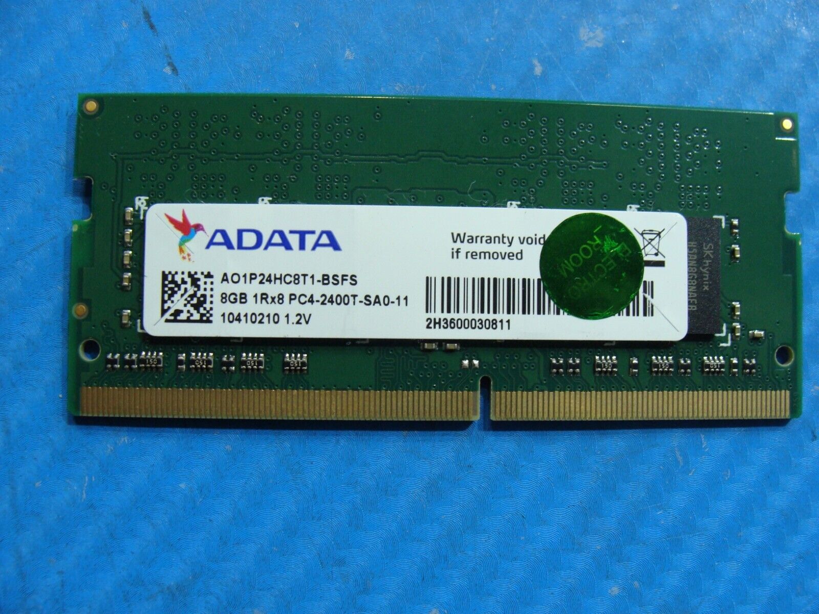 Dell 3379 ADATA 8GB 1Rx8 PC4-2400T Memory RAM SO-DIMM AO1P24HC8T1-BSFS