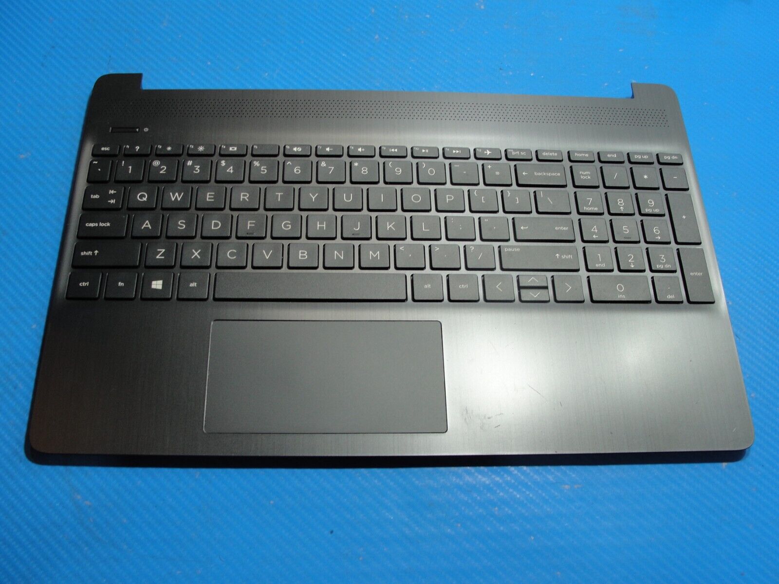 HP 15.6” 15-dyl OEM Laptop Palmrest w/TouchPad Keyboard & Speakers EA0P500602A