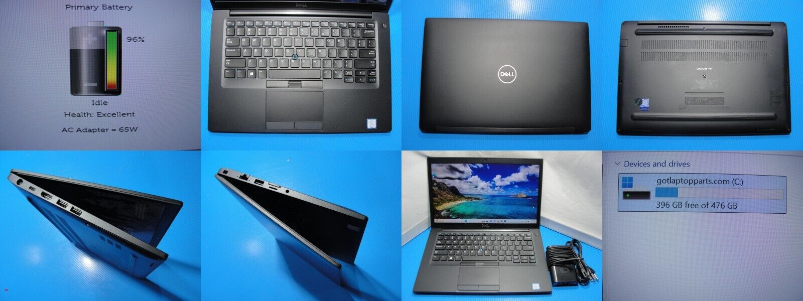 Dell Latitude 7490 14” FHD Intel Core i7-8650U 1.9GHz 16GB SSD 512GB