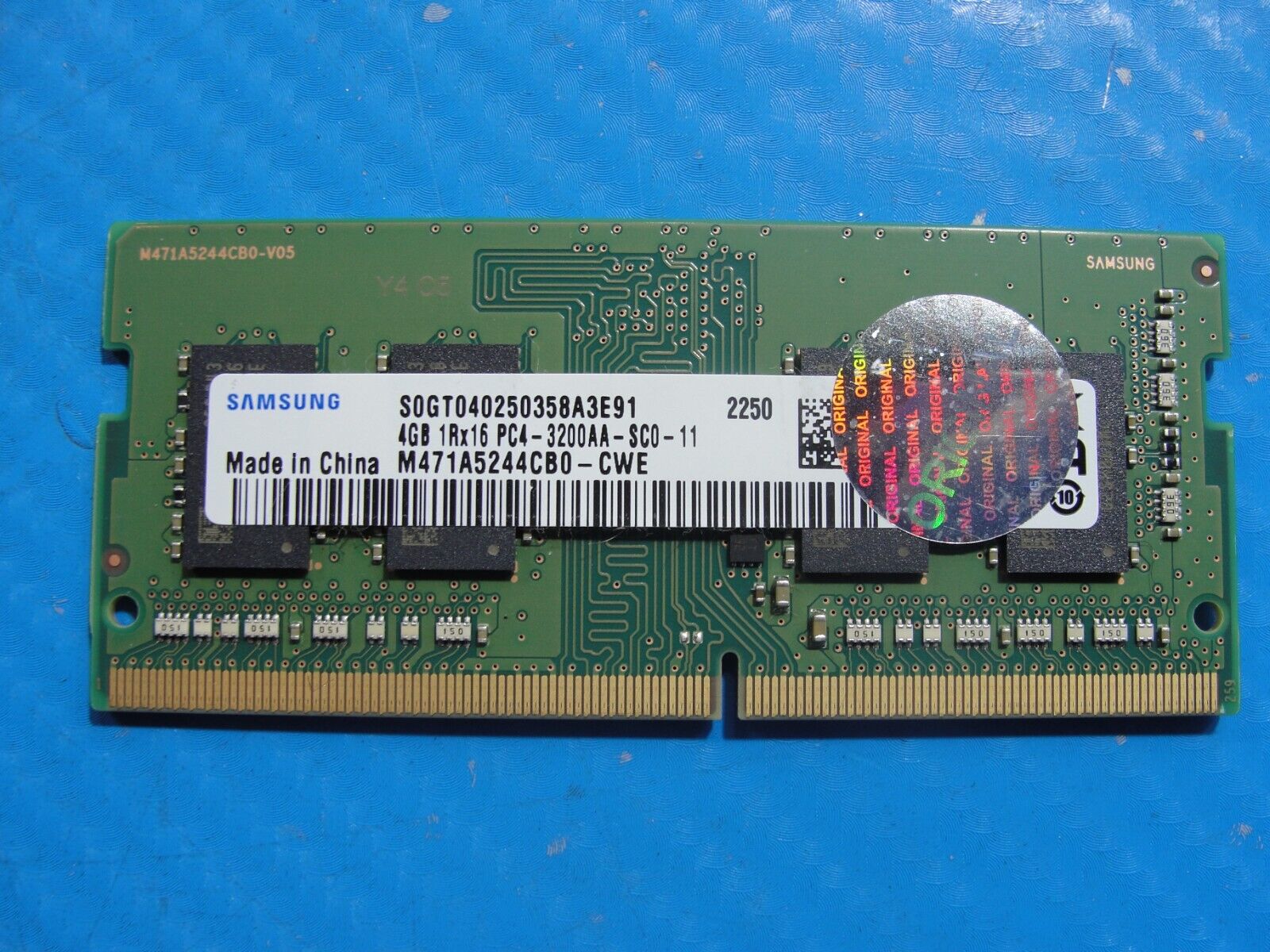 Acer A515-46-R3UB Samsung 4GB PC4-3200AA Memory RAM SO-DIMM M471A5244CB0-CWE